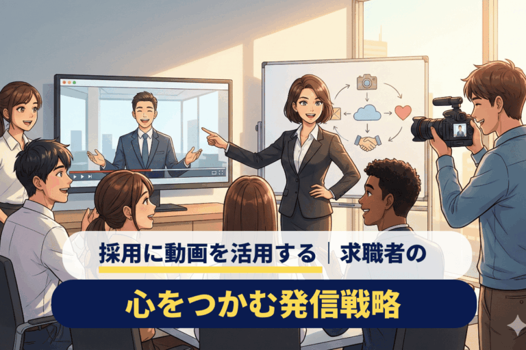 採用に動画を活用する｜求職者の心をつかむ発信戦略